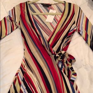 Beautiful BCBG neck, wrap dress, new w/tag